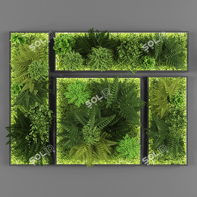 EcoWall Vertical Garden Kit 3D model image 1