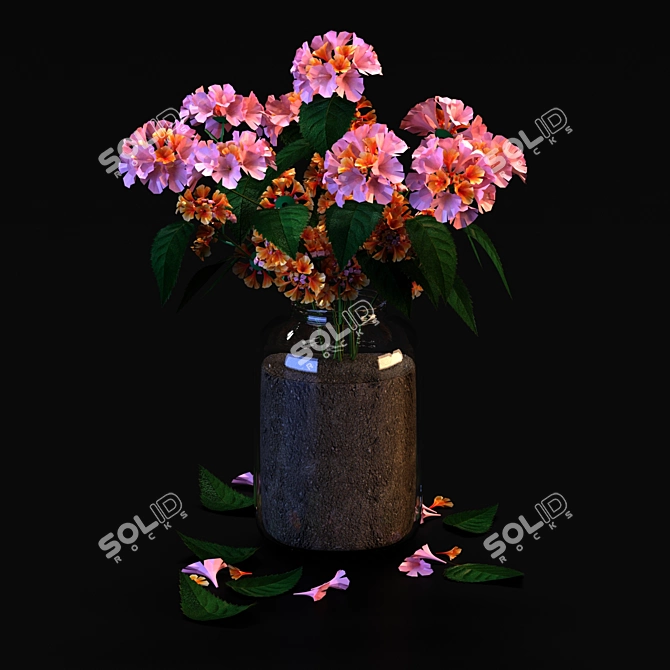 Exotic Blooms from Mediterranean Islands 3D model image 3