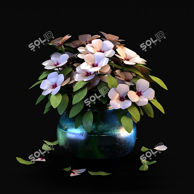 Exotic Blooms from Mediterranean Islands 3D model image 5