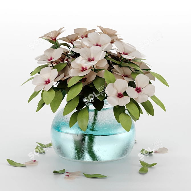 Exotic Blooms from Mediterranean Islands 3D model image 14