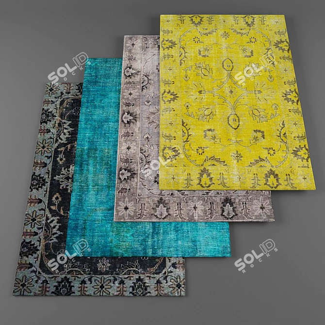 Contemporary Collection Rugs 3D model image 1