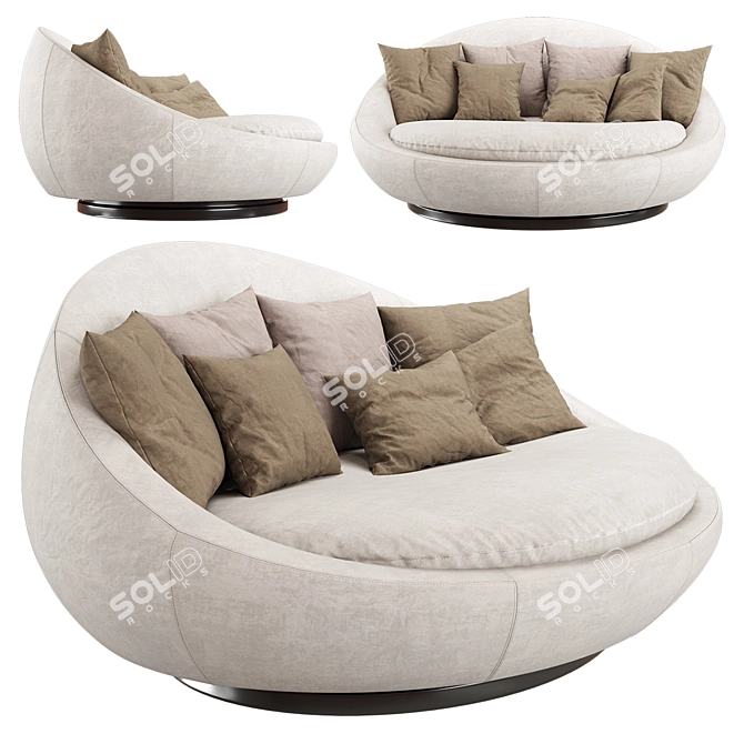 Relax in Style with Lacoon Island 3D model image 6