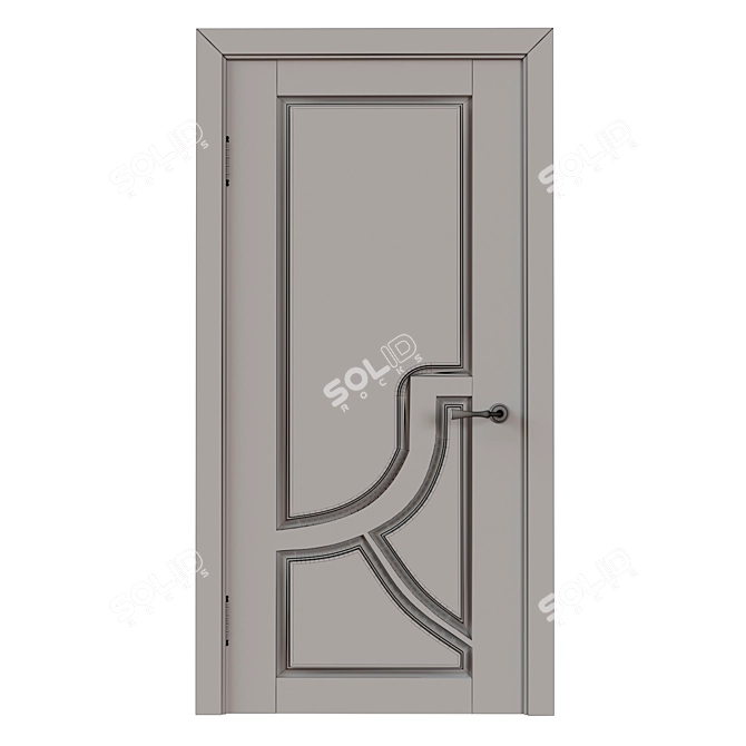 Neo Classic Door: Vintage Elegance 3D model image 2