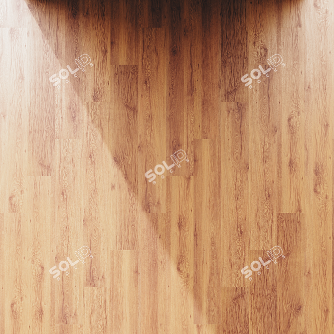 Antique Oak: Solid Board with Nature Line Structure 3D model image 4