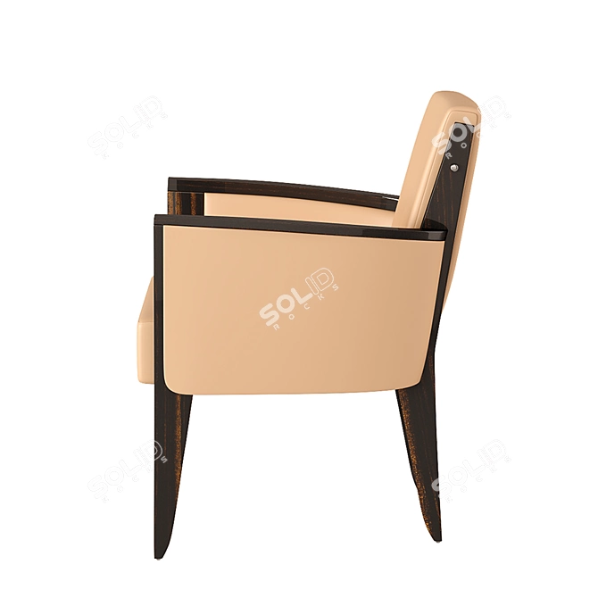 Dupre-Lafon Inspired Dining Chairs: Pollaro YF114 3D model image 2