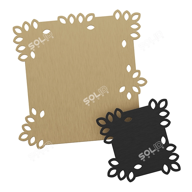 Elegant Flat Lace Coffee Table 3D model image 6