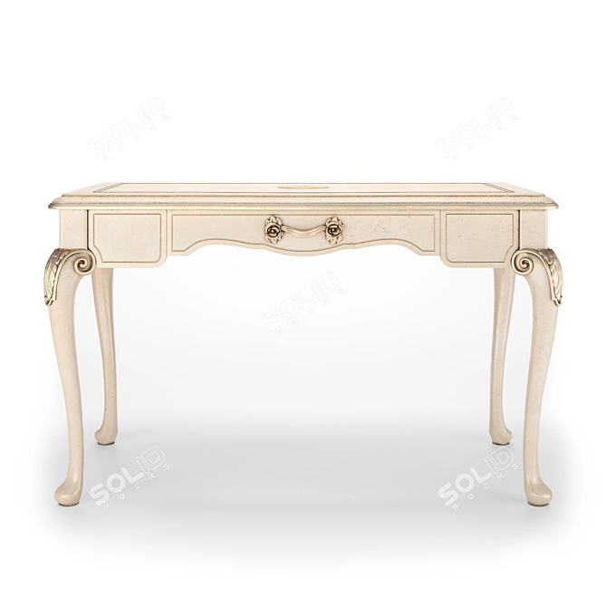 Handcrafted Console Table - Nicole Romano Home 3D model image 2