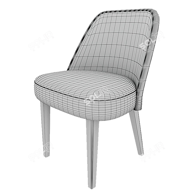 La Cividina Velor | Stylish and Comfortable Chair 3D model image 4