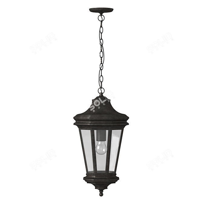 Urban Glow Pendant Light 3D model image 1