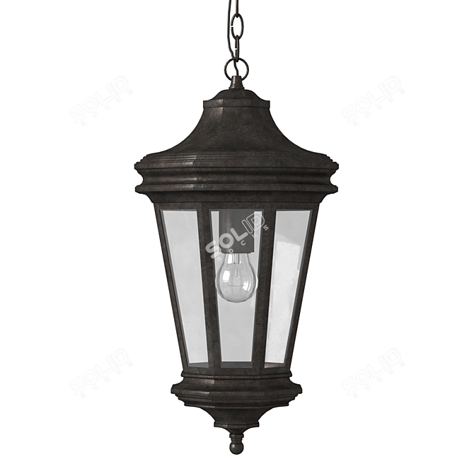 Urban Glow Pendant Light 3D model image 2