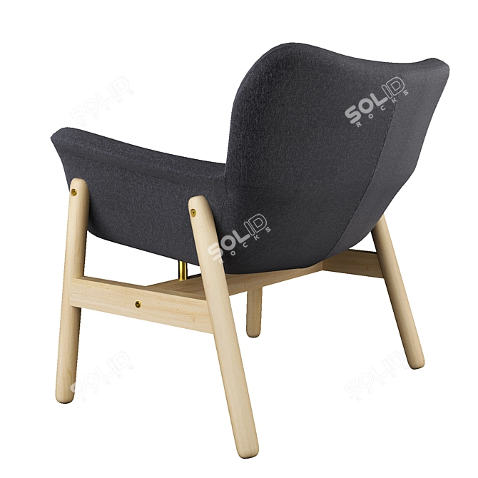 Vedbo Armchair: Modern Elegance for Comfort 3D model image 2