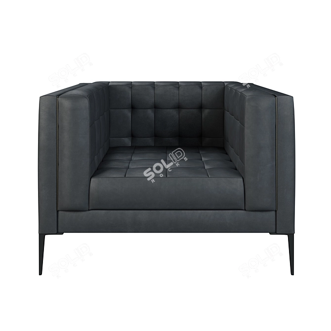 Sophisticated Samarkanda Armchair 3D model image 2