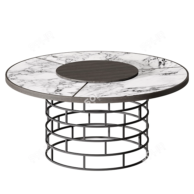 Elegant Crown Table by MOOD_Flexform 3D model image 2