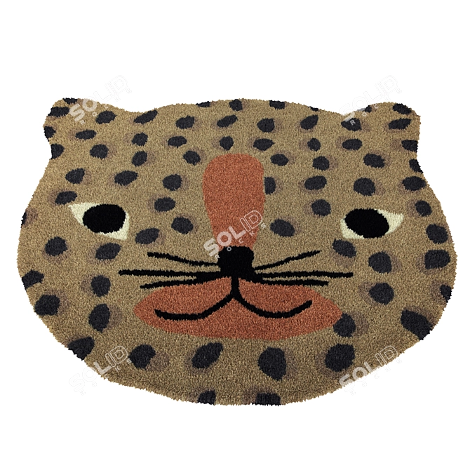 OYOY Animal Rugs Collection 3D model image 2