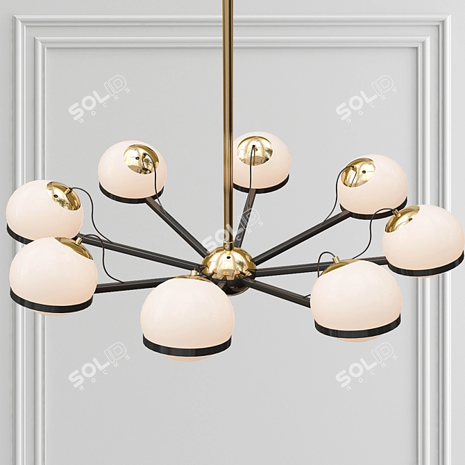 Elegant Lumina Pendant Light 3D model image 3