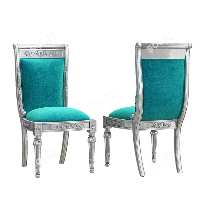 Luxurious Versace Home Vanitas Maxi Chair 3D model image 1