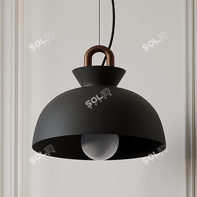Sleek Colombo Pendant Light 3D model image 2