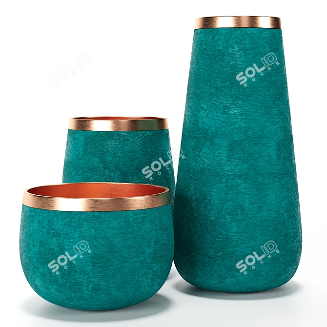 Copper Gleam - PBR Silos 3D model image 6