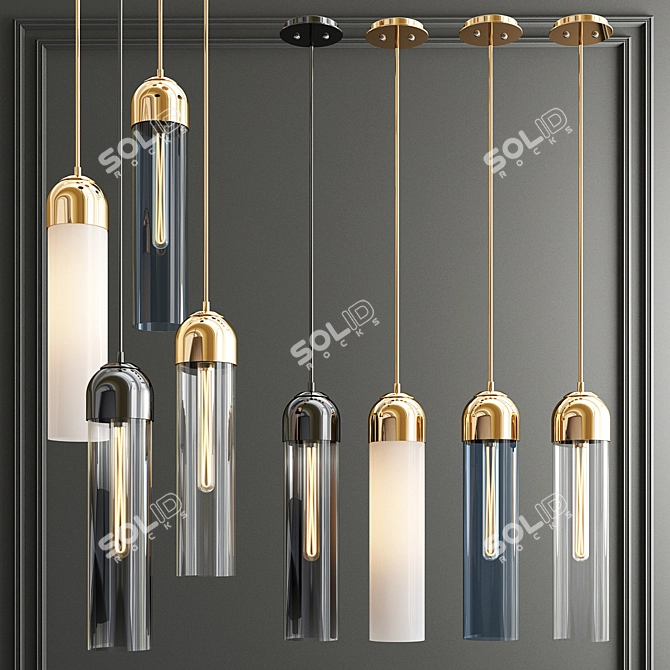 Modern Vian Pendant Lamp 3D model image 1