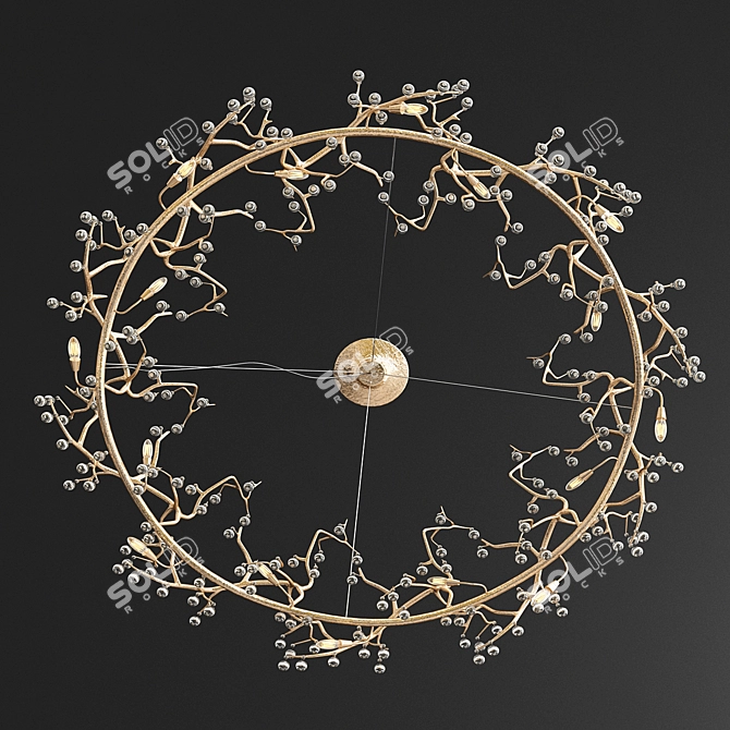 Serip Bijout Ring Chandelier - Stunning New Design 3D model image 3