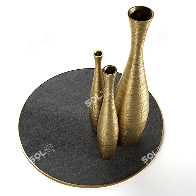 Title: PBR-friendly Leewadee Floor Vase 3D model image 5