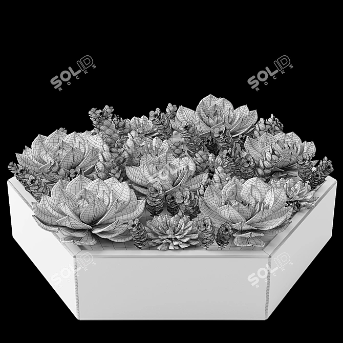 Marble Trough: Elegant and Luxurious 3D model image 4