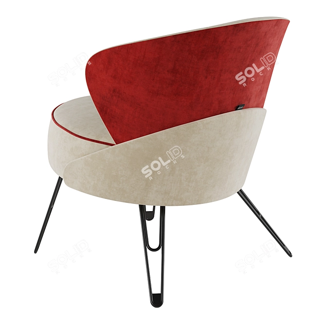 Urbanfun Linear-Shore Armchair 3D model image 3