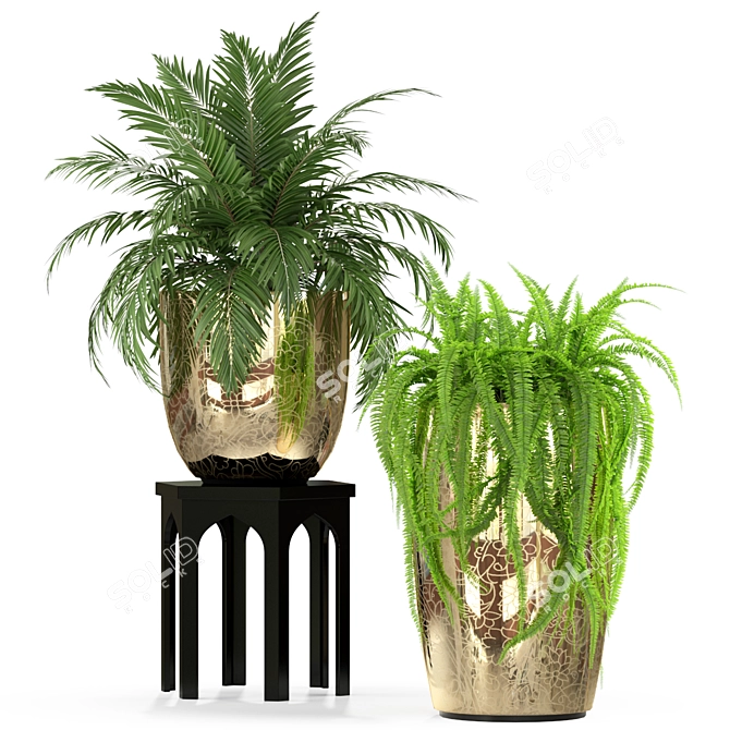 Botanical Bliss: 235 Plant Collection 3D model image 2