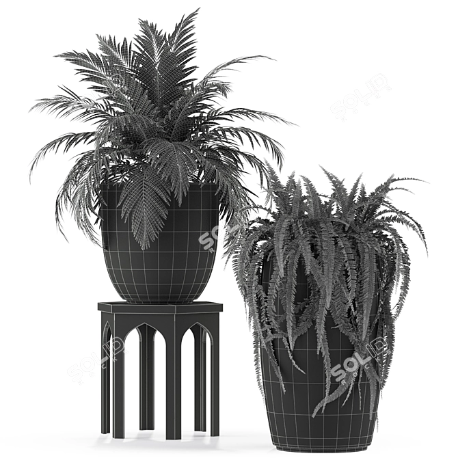 Botanical Bliss: 235 Plant Collection 3D model image 3