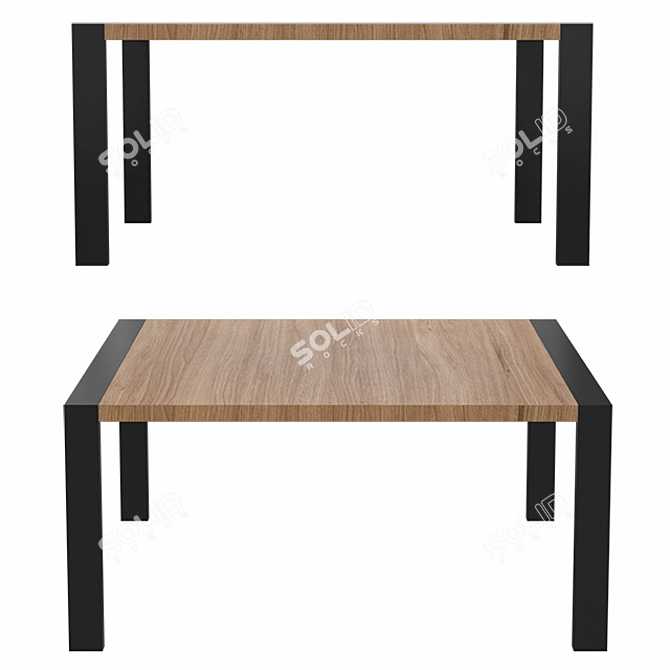 Modern Lennon Table: Sleek & Functional 3D model image 1