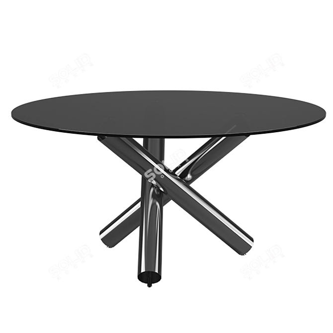 Elegant Van Dyck Minotti Table 3D model image 1