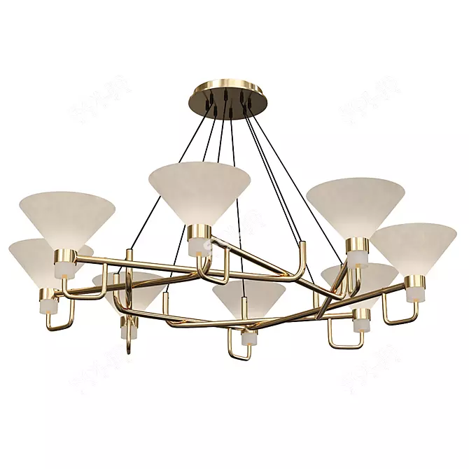 Stunning Lamparas_03: Illuminate Your Space 3D model image 1