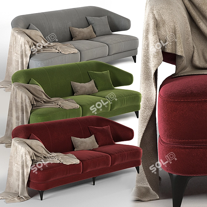 Amir Sayyadi Collection Armchair 3D model image 2