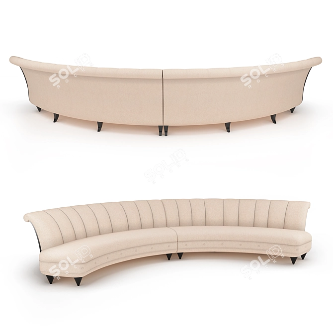 Elegance Personified: Jumelle Sofa 3D model image 2