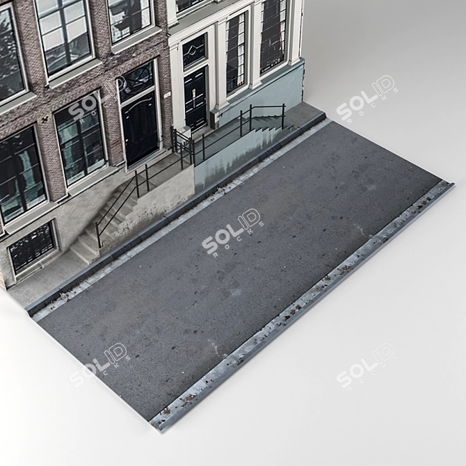 Versatile Background Building Model 3D model image 3