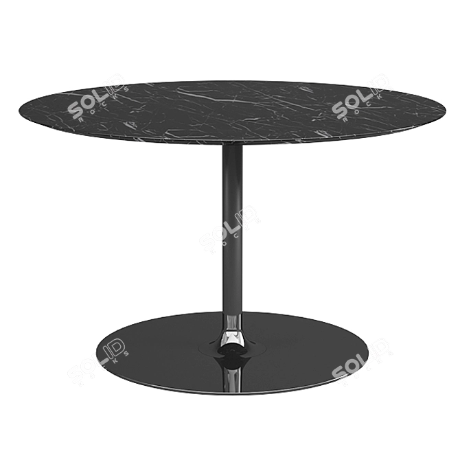 Elegant Minotti Oliver Dining Table 3D model image 1