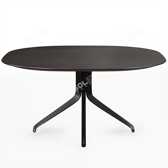 Elegant Minotti Claydon Table 3D model image 1