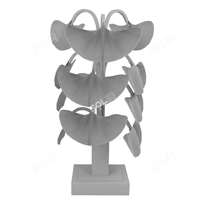Elegant Ginkgo Table Lamp: Eichholtz Donati 3D model image 2