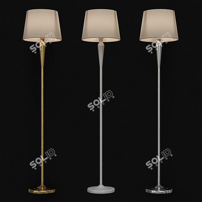 Elegant Orlean Pendant Light 3D model image 2