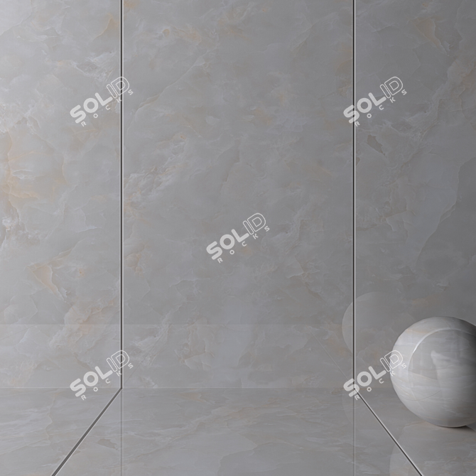 Karen White Wall Tiles: Multi-textured HD Collection 3D model image 2