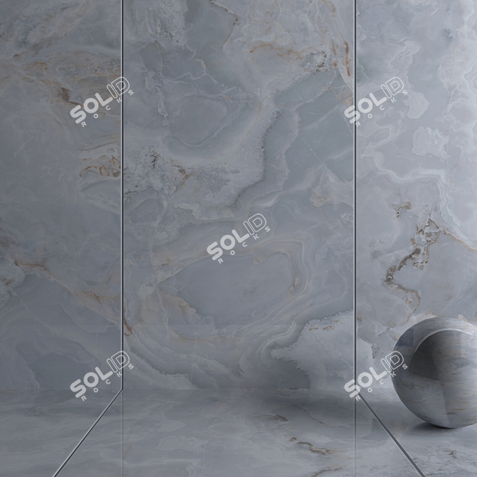 Karina Gray Wall Tiles: Multi-Texture Collection for Stunning Interiors 3D model image 3