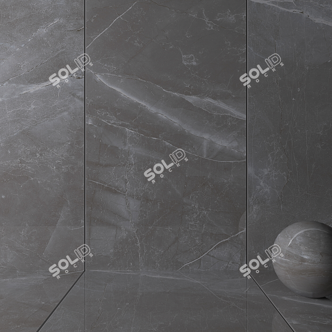 LIMA FUME Wall Tiles - Stylish Multi-Texture Collection 3D model image 2