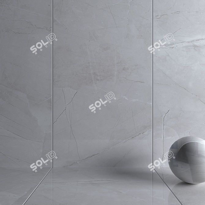  Lima Gray Wall Tiles: Multi-Texture 160x320 cm 3D model image 3