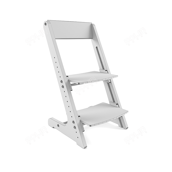  Adjustable Child Chair 3D model image 3