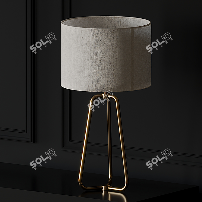 Sleek Eric Table Lamp 3D model image 3