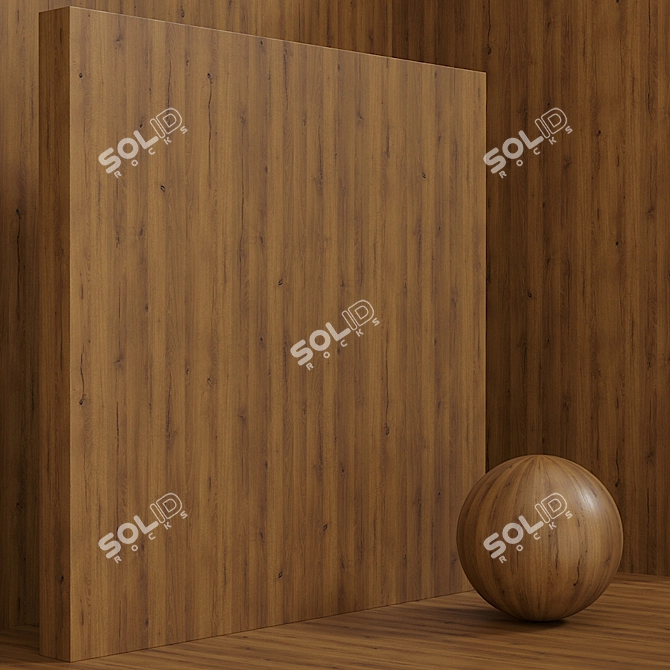 Oak Wood Seamless Box Set 3D model image 4
