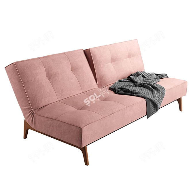 Versatile Splitback Sofa Bed 3D model image 3