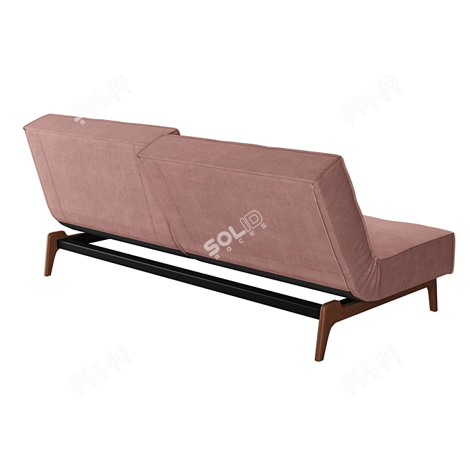 Versatile Splitback Sofa Bed 3D model image 4