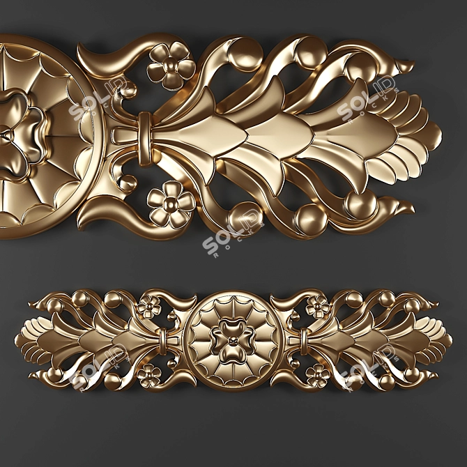  Versatile 3D Decorative Model 3D model image 1