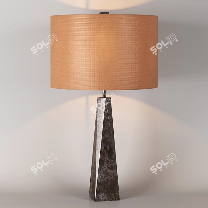 Stylish Surface Table Lamp 3D model image 2